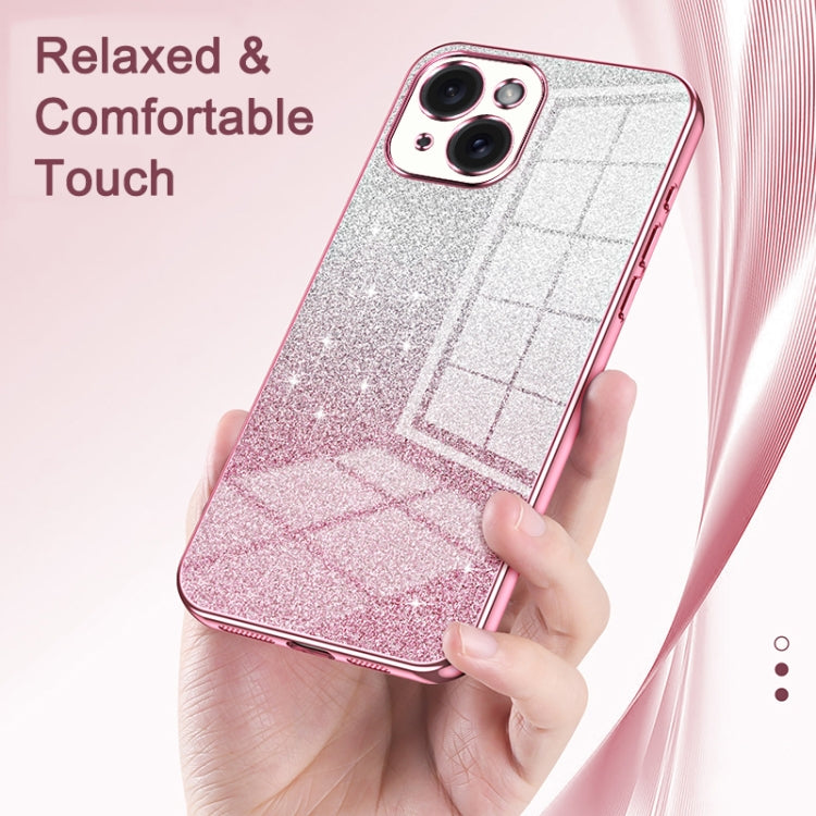 Gradient Glitter Powder Electroplated Phone Case, For iPhone 17e / 16e, For iPhone 17 Pro Max, For iPhone 17 Pro, For iPhone 17, For iPhone Air, For iPhone 16 Pro Max
