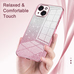 Gradient Glitter Powder Electroplated Phone Case, For iPhone 13 Pro Max, For iPhone 13 Pro, For iPhone 13, For iPhone 12, For iPhone 12 Pro Max, For iPhone 12 Pro