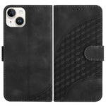 YX0060 Elephant Head Embossed Phone Leather Case with Lanyard, For iPhone 16 Pro, For iPhone 16 Plus, For iPhone 16, For iPhone 15 Pro Max, For iPhone 15 Pro, For iPhone 15 Plus