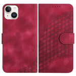 YX0060 Elephant Head Embossed Phone Leather Case with Lanyard, For iPhone 16 Pro, For iPhone 16 Plus, For iPhone 16, For iPhone 15 Pro Max, For iPhone 15 Pro, For iPhone 15 Plus