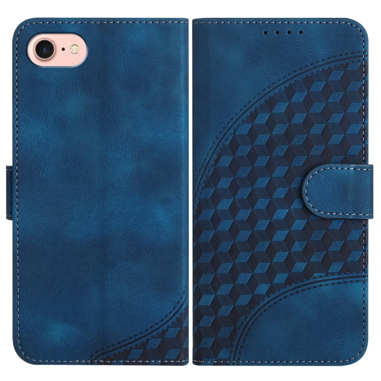 YX0060 Elephant Head Embossed Phone Leather Case with Lanyard, For iPhone 15, For iPhone 14 Plus, For iPhone 14, For iPhone 14 Pro, For iPhone 14 Pro Max, For iPhone SE 2022/SE 2020/6/7/8