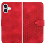 YX0060 Elephant Head Embossed Phone Leather Case with Lanyard, For iPhone 16 Pro, For iPhone 16 Plus, For iPhone 16, For iPhone 15 Pro Max, For iPhone 15 Pro, For iPhone 15 Plus
