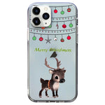 Christmas Colored Drawing Pattern High Transparent Soft TPU Phone Case, For iPhone 11 Pro