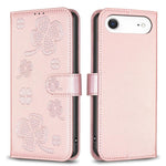 Four-leaf Embossed Leather Phone Case, For iPhone 18 Pro/17 Pro, For iPhone 18 Pro Max/17 Pro Max, For iPhone 17, For iPhone 17 Air, For iPhone 16 Pro Max, For iPhone 16 Pro, For iPhone 16 Plus, For iPhone 16