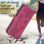 Four-leaf Embossed Leather Phone Case, For iPhone 18 Pro/17 Pro, For iPhone 18 Pro Max/17 Pro Max, For iPhone 17, For iPhone 17 Air, For iPhone 16 Pro Max, For iPhone 16 Pro, For iPhone 16 Plus, For iPhone 16