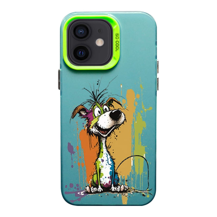 Color Ink Frosted PC+TPU Phone Case, For iPhone 11