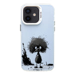 Color Ink Frosted PC+TPU Phone Case, For iPhone 11