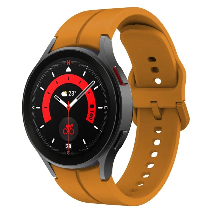 Colorful Buckle Silicone Watch Band, For Samsung Galaxy Watch 6 / 6 Classic