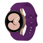 Colorful Buckle Silicone Sport Watch Band, For Samsung Galaxy Watch 6 / 6 Classic