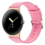 Nylon Canvas Watch Band, For Google Pixel Watch 4 / 3 / 2 / 1 41mm