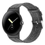 Nylon Canvas Watch Band, For Google Pixel Watch 4 / 3 / 2 / 1 41mm