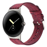 Nylon Canvas Watch Band, For Google Pixel Watch 4 / 3 / 2 / 1 41mm