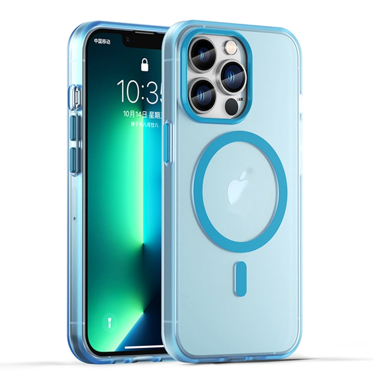 MagSafe Frosted Translucent TPU + PC Full Coverage Phone Case, For iPhone 14 Pro Max, For iPhone SE 2022 / 2020 / 8, For iPhone 13 Pro Max, For iPhone 13 Pro, For iPhone 13
