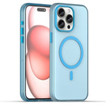 MagSafe Frosted Translucent TPU + PC Full Coverage Phone Case, For iPhone 16 Pro, For iPhone 16 Plus, For iPhone 16, For iPhone 15 Pro Max, For iPhone 15 Pro