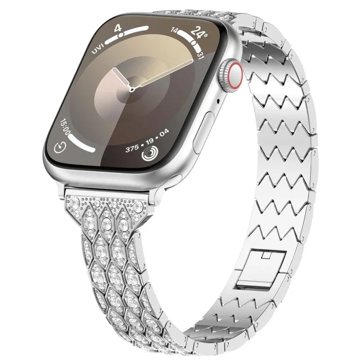 Devil Eye Diamond Bracelet Metal Watch Band, For Apple Watch 42mm, For Apple Watch 38mm