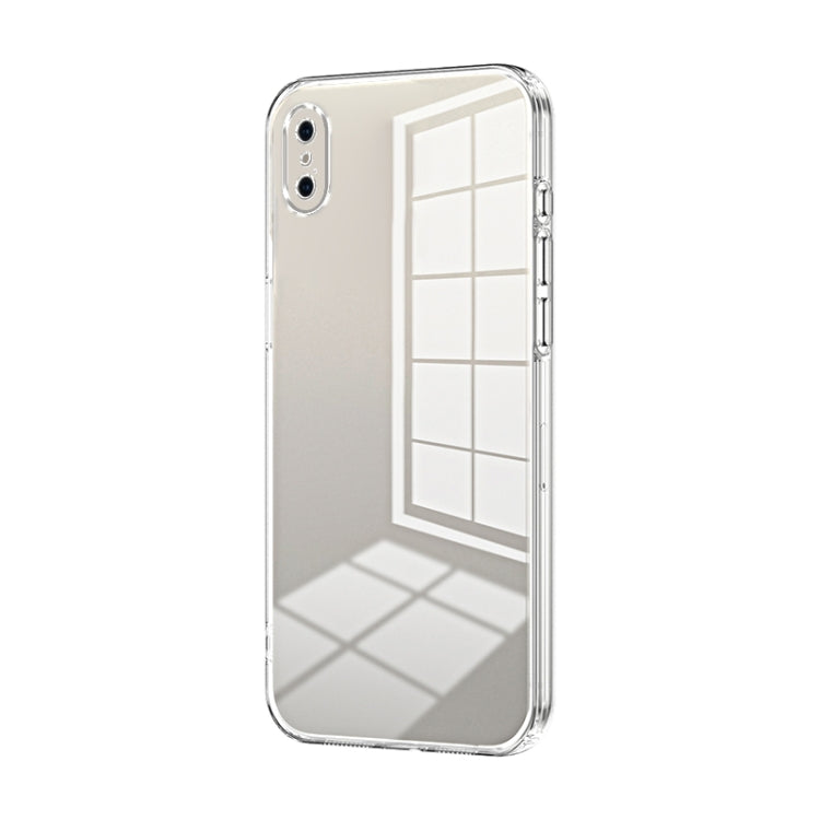 Transparent Plating Fine Hole Phone Case, For iPhone 11 Pro Max, For iPhone 11, For iPhone 11 Pro, For iPhone X / XS, For iPhone XR, For iPhone XS Max