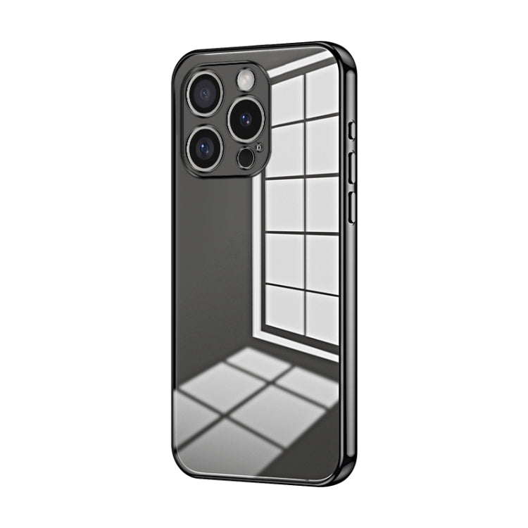 Transparent Plating Fine Hole Phone Case, For iPhone 16 Pro, For iPhone 16 Plus, For iPhone 16, For iPhone 15 Pro Max, For iPhone 15 Pro, For iPhone 15 Plus