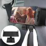 For Tesla Model 3 / Y Car Rear Seat Phone Tablet Holder, Bracket Base, Base + Phone Bracket