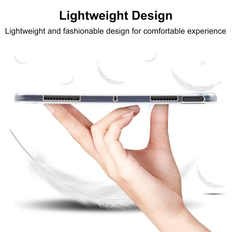 Highly Transparent TPU Tablet Case with Pen Slot, For iPad 10.2 / 10.5