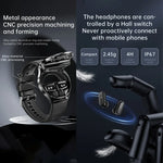 X10 Headphones Smart Watch 1.39 inch Waterproof Bracelet, Support Bluetooth Call / NFC / Heart Rate