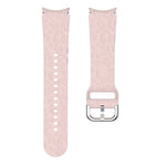 Leopard Print Embossed Silicone Watch Band, For Samsung Galaxy Watch 6