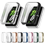 Full Coverage TPU Electroplated Watch Protective Case, For Samsung Galaxy Fit 3