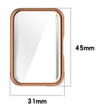 Full Coverage TPU Electroplated Watch Protective Case, For Samsung Galaxy Fit 3