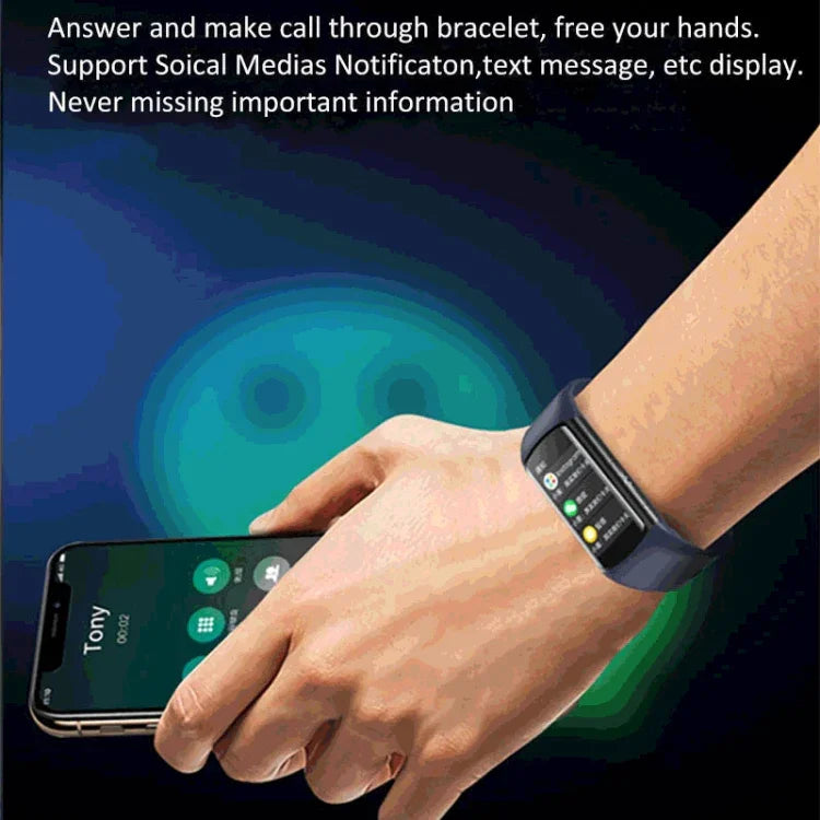 SPOVAN H8 1.47 inch TFT HD Screen Smart Bracelet Supports Bluetooth Calling/Blood Oxygen Monitoring