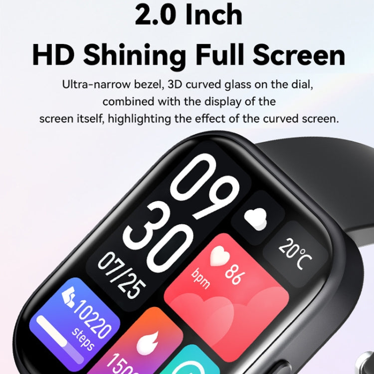 GS6 1.69 inch Runmefit  Pressure MET BT Call Smart Watch, Heart Rate / Blood Pressure / Body Temperature