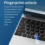 GXMO F152G 15.6 inch Laptop, Windows 11 Intel Alder Lake N95 Quad Core, Support Fingerprint Unlock, 16GB+512GB