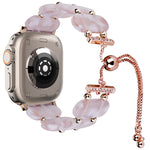 Resin Retractable Chain Watch Band, For Apple Watch Ultra 2 49mm, For Apple Watch Series 9 45mm