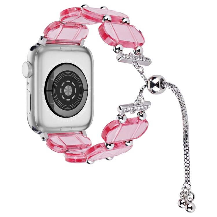 Resin Retractable Chain Watch Band, For Apple Watch SE 40mm, For Apple Watch SE 44mm