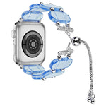 Resin Retractable Chain Watch Band, For Apple Watch SE 40mm, For Apple Watch SE 44mm