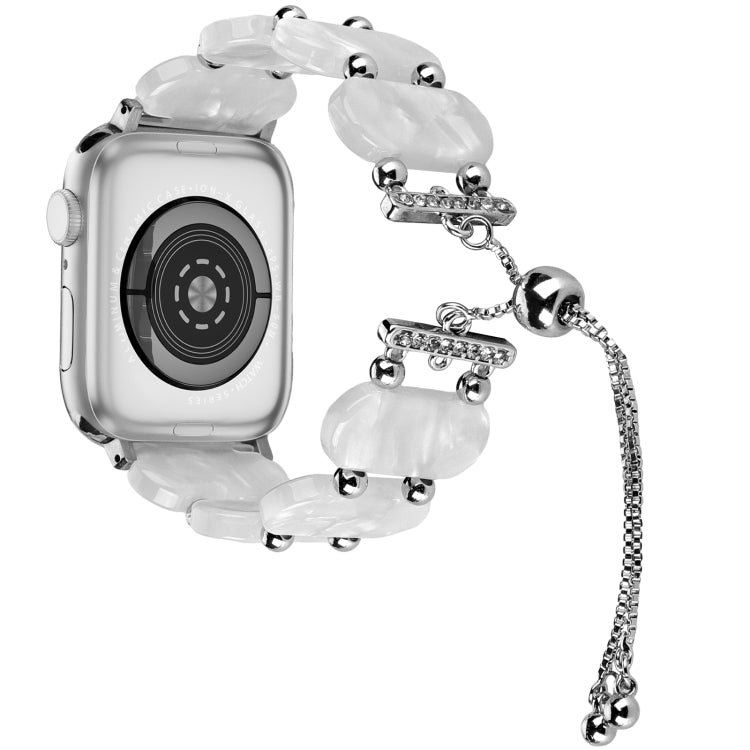 Resin Retractable Chain Watch Band, For Apple Watch SE 40mm, For Apple Watch SE 44mm