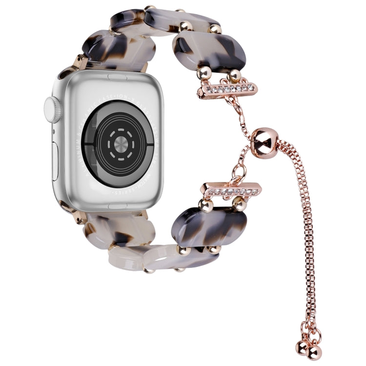 Resin Retractable Chain Watch Band, For Apple Watch SE 40mm, For Apple Watch SE 44mm