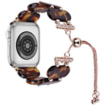 Resin Retractable Chain Watch Band, For Apple Watch SE 40mm, For Apple Watch SE 44mm