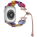 Resin Retractable Chain Watch Band, For Apple Watch SE 40mm, For Apple Watch SE 44mm