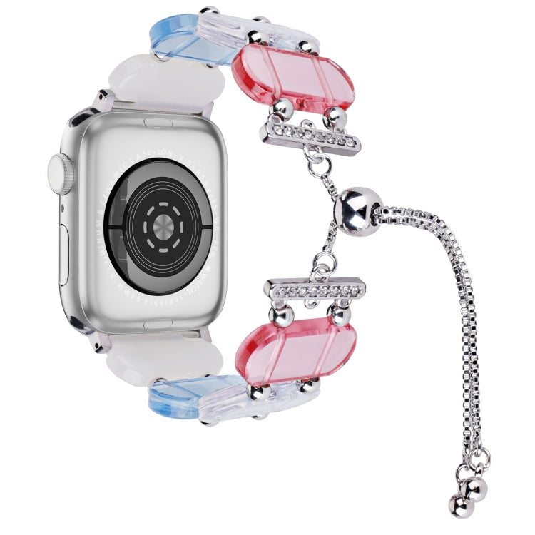 Resin Retractable Chain Watch Band, For Apple Watch SE 40mm, For Apple Watch SE 44mm