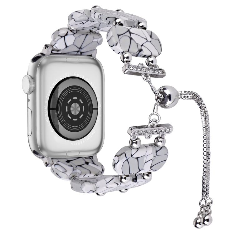 Resin Retractable Chain Watch Band, For Apple Watch SE 40mm, For Apple Watch SE 44mm