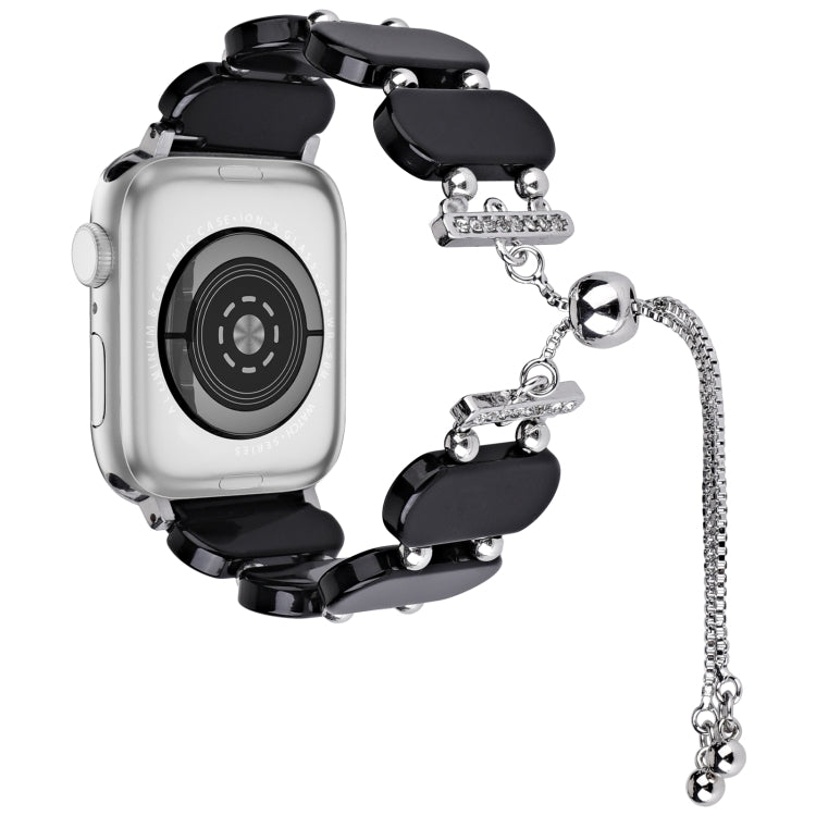 Resin Retractable Chain Watch Band, For Apple Watch SE 40mm, For Apple Watch SE 44mm