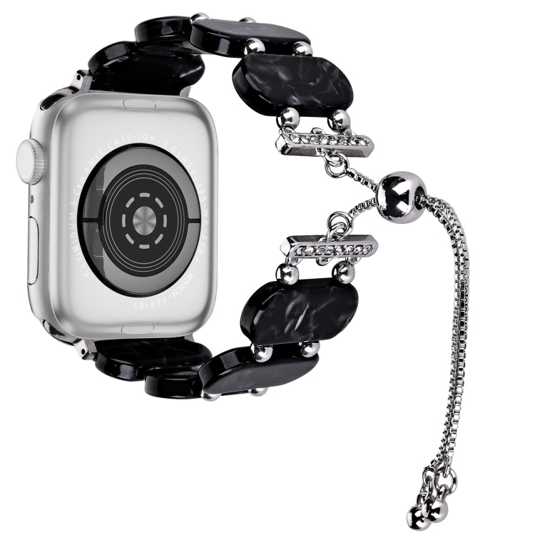 Resin Retractable Chain Watch Band, For Apple Watch SE 40mm, For Apple Watch SE 44mm