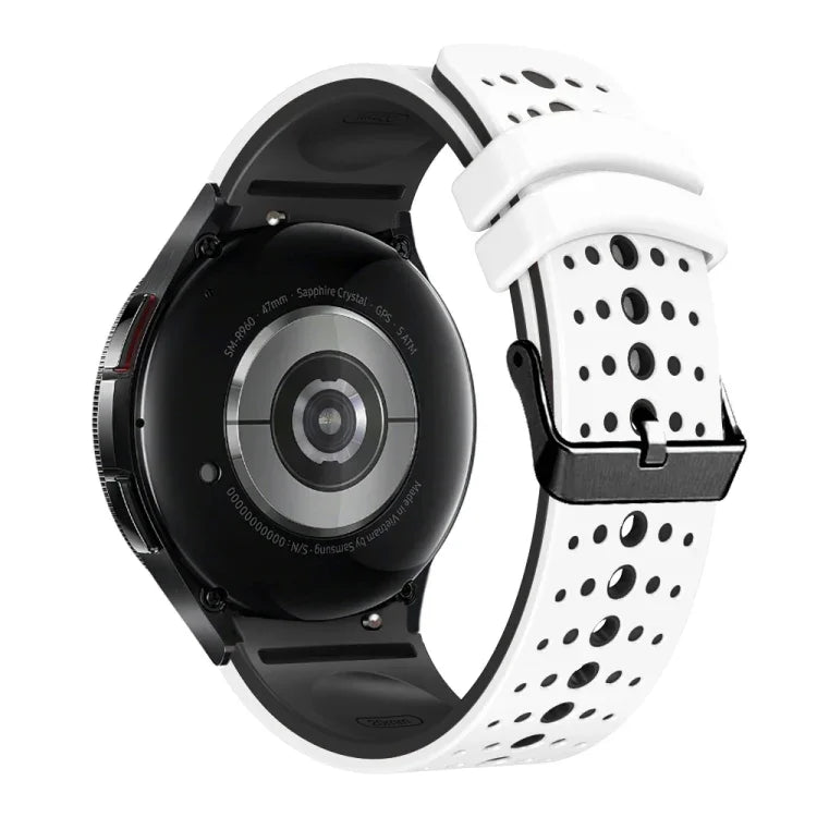 Two Color Silicone Watch Band, For Samsung Galaxy Watch 6