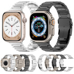 I-Shaped Titanium Metal Watch Band, For Apple Watch SE 2023 44mm, For Apple Watch SE 2023 40mm, For Apple Watch Ultra 2 49mm, For Apple Watch Series 9 45mm, For Apple Watch Series 9 41mm, For Apple Watch Ultra 49mm, For Apple Watch Series 8 41mm       ...
