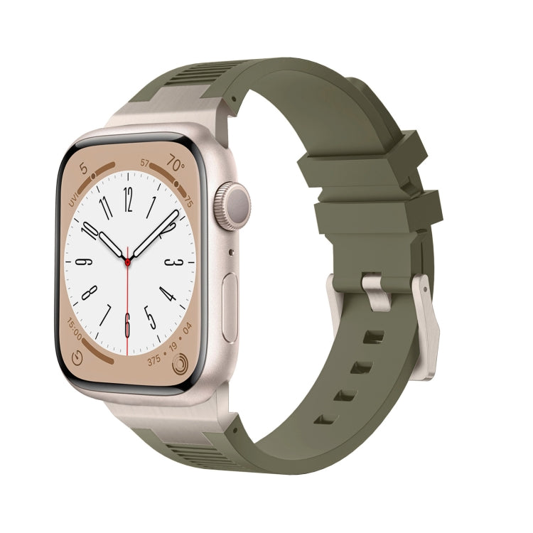 Loners Liquid Silicone Watch Band, For Apple Watch SE 2023 44mm, For Apple Watch Ultra 2 49mm, For Apple Watch Series 9 45mm