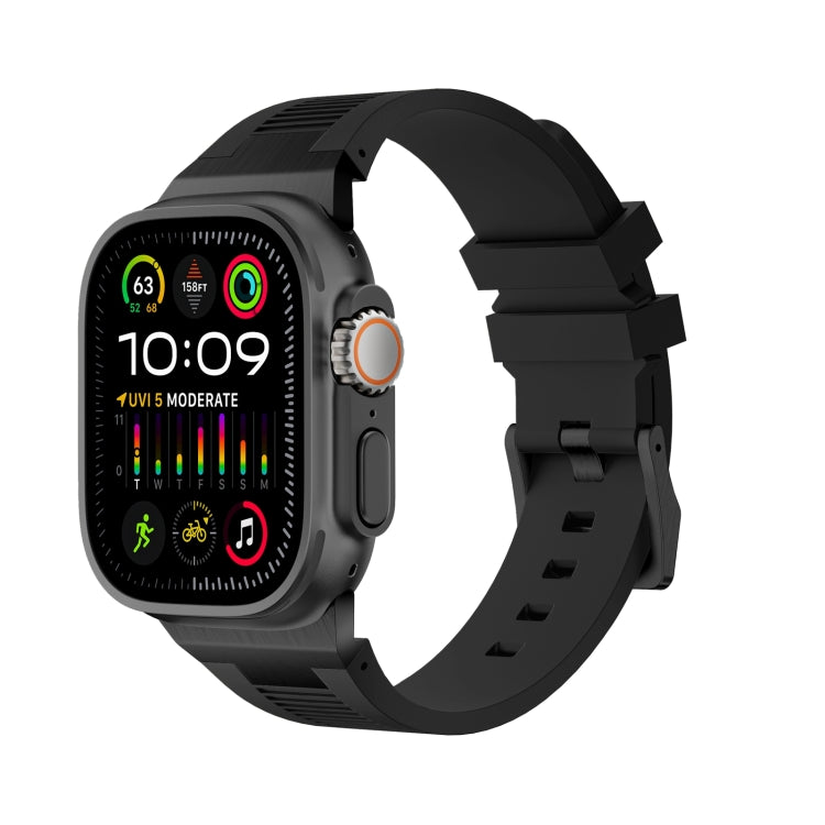 Loners Liquid Silicone Watch Band, For Apple Watch Ultra 49mm, For Apple Watch Series 8 45mm, For Apple Watch SE 2022 44mm