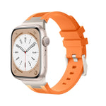 Loners Liquid Silicone Watch Band, For Apple Watch Ultra 49mm, For Apple Watch Series 8 45mm, For Apple Watch SE 2022 44mm