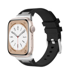 Loners Liquid Silicone Watch Band, For Apple Watch Ultra 49mm, For Apple Watch Series 8 45mm, For Apple Watch SE 2022 44mm