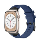 Loners Liquid Silicone Watch Band, For Apple Watch Series 7 45mm, For Apple Watch SE 44mm, For Apple Watch Series 6 44mm