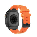 Loners Liquid Silicone Watch Band, For Apple Watch Series 5 44mm, For Apple Watch Series 4 44mm, For Apple Watch Series 3 42mm
