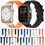 Loners Liquid Silicone Watch Band, For Apple Watch Series 5 44mm, For Apple Watch Series 4 44mm, For Apple Watch Series 3 42mm